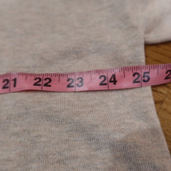 J JILL dog sweater print red sand neutral crewneck pulvr cotton longsleeve comfy - Picture 9 of 11